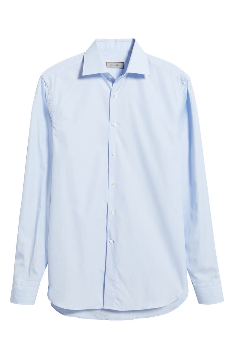 Canali Regular Fit Dress Shirt, Alternate, color, Blue