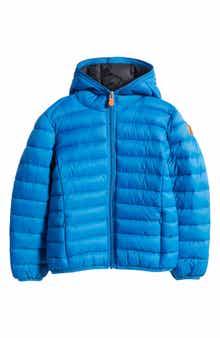 Kids' Donny Hooded Nylon Puffer Jacket