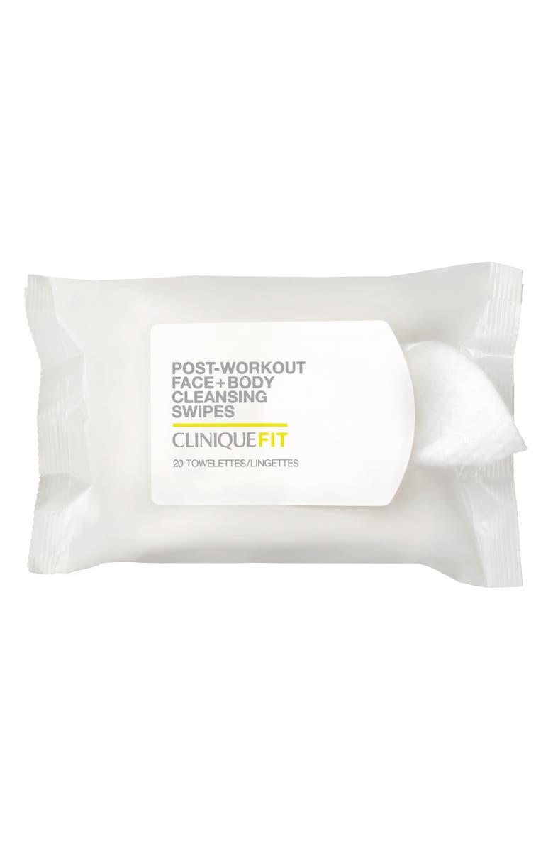 Clinique FIT Post-Workout Face + Body Cleansing Swipes, Alternate, color, 