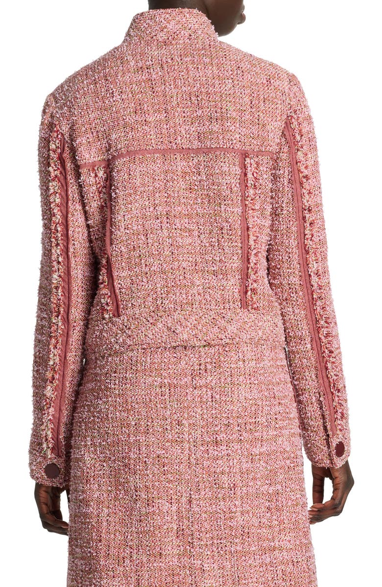 St. John Collection Boxy Tweed Crop Jacket, Alternate, color,