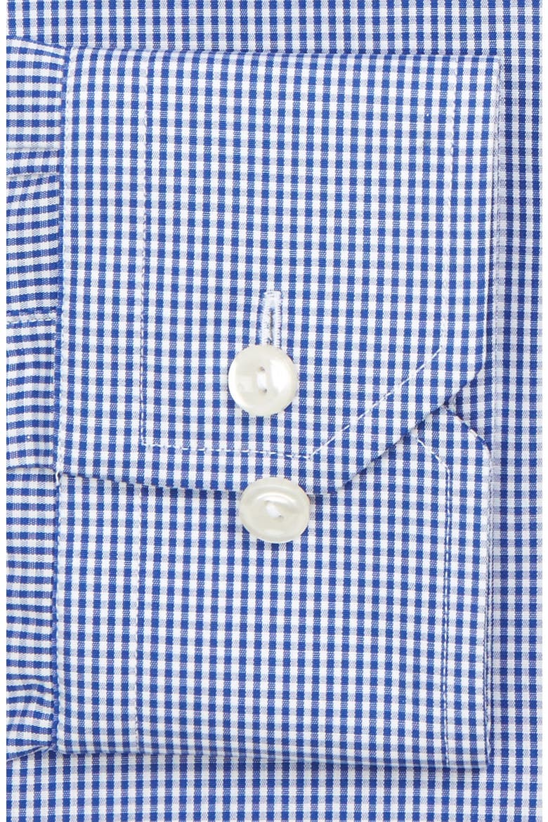 Contemporary Fit Check Dress Shirt, Alternate, color, MID BLUE