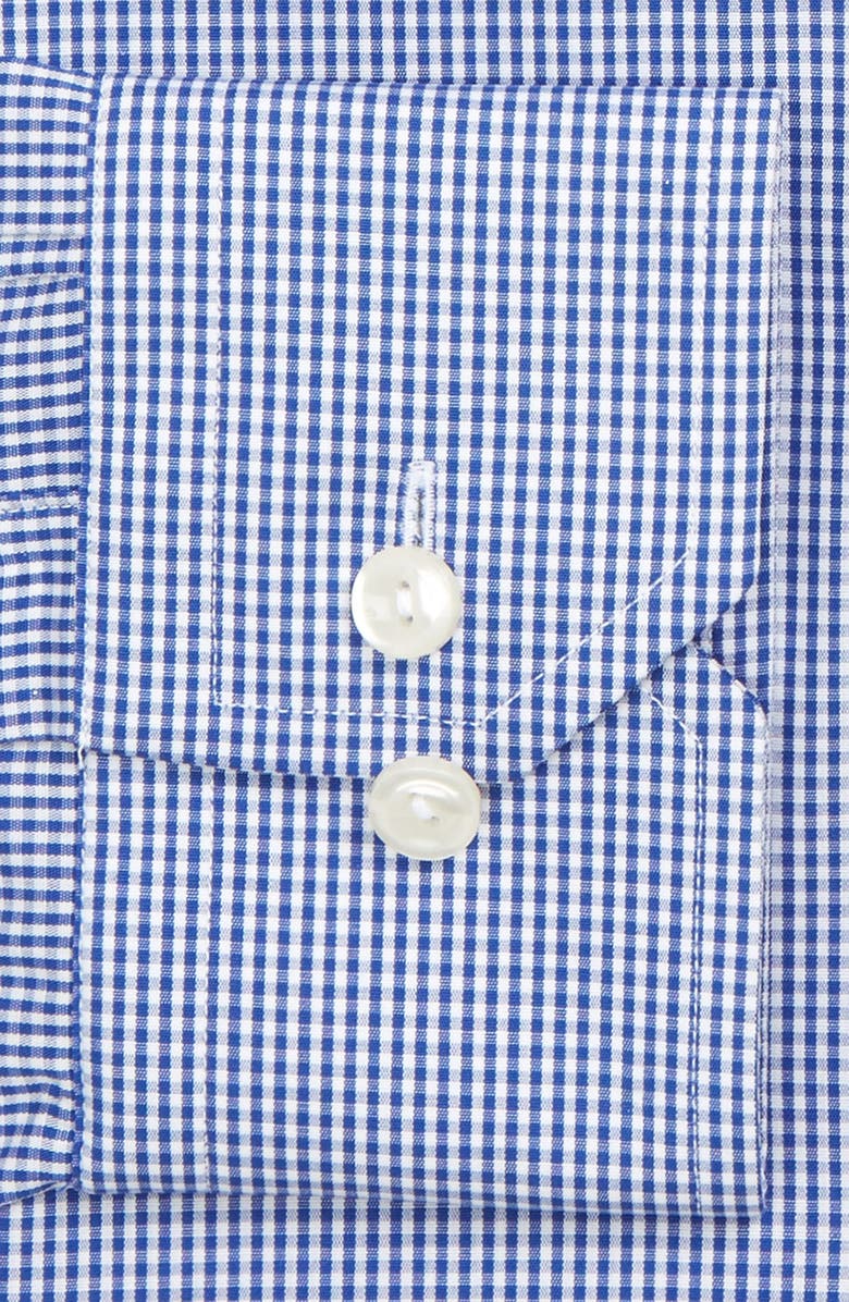 Eton Contemporary Fit Check Dress Shirt, Alternate, color, 
