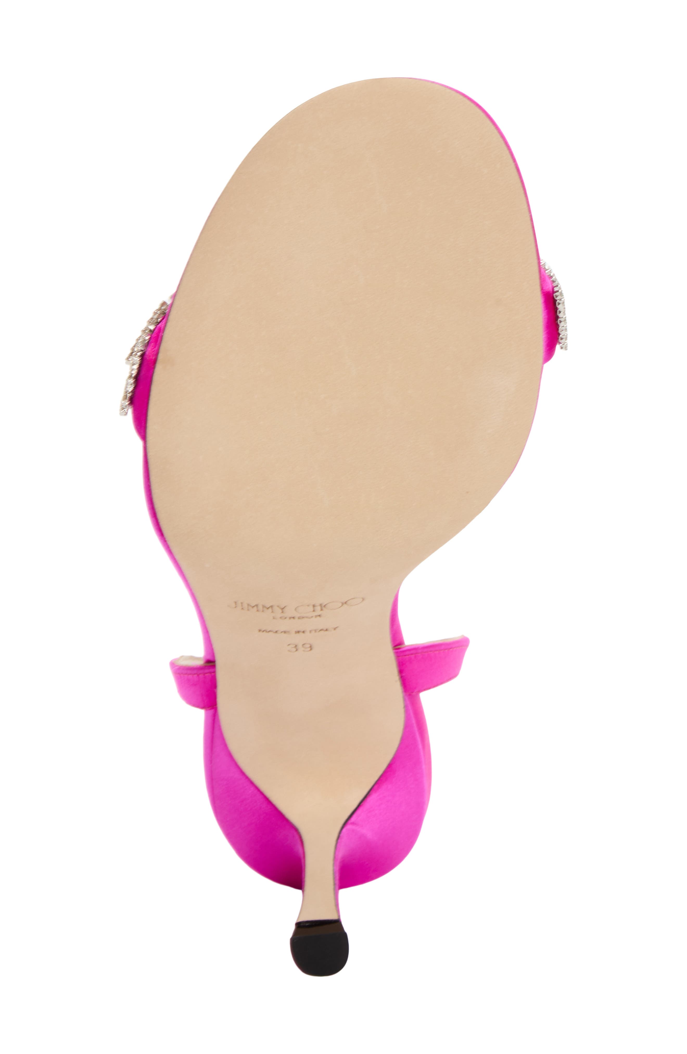 Jenn Crystal Slingback Sandal (Nordstrom Exclusive), Alternate, color, FUCHSIA/ CRYSTAL