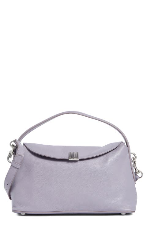 Sheri Top Handle Leather Satchel
