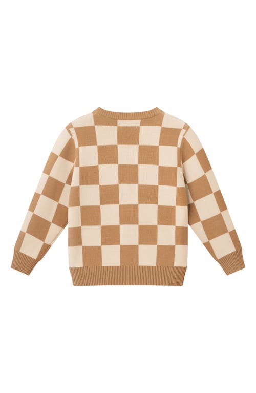 Andy & Evan Kids' Thankful Dude Sweater In Brown