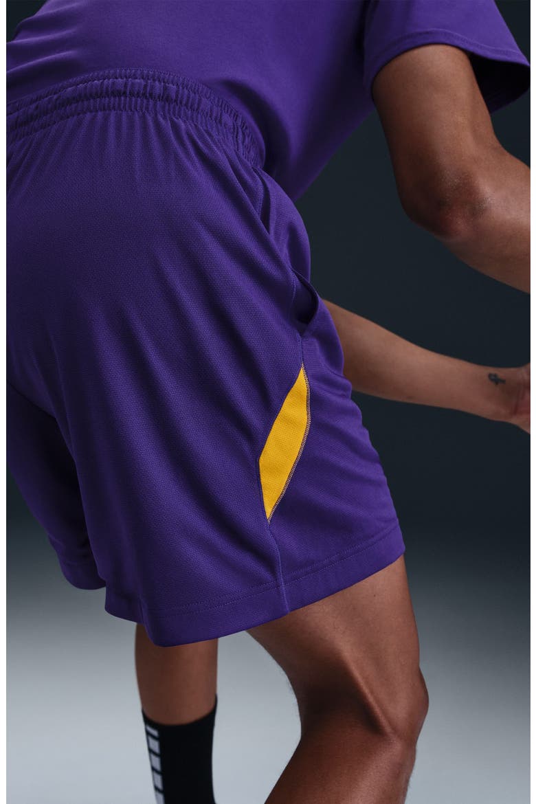 Kobe Bryant Dri-FIT Performance Mesh Basketball Shorts, Alternate, color, COURT PURPLE/ UNIVERSITY GOLD