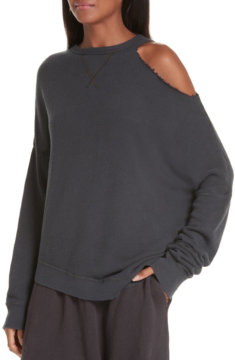 R13 Distorted Sweatshirt, Alternate, color,