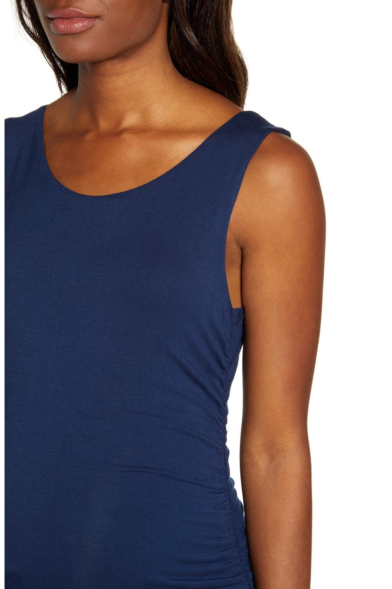 Sleeveless Body-Con Maternity Dress, Alternate, color, NAVY