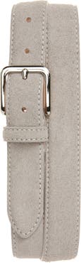 Vince Alex Stitched Suede Belt