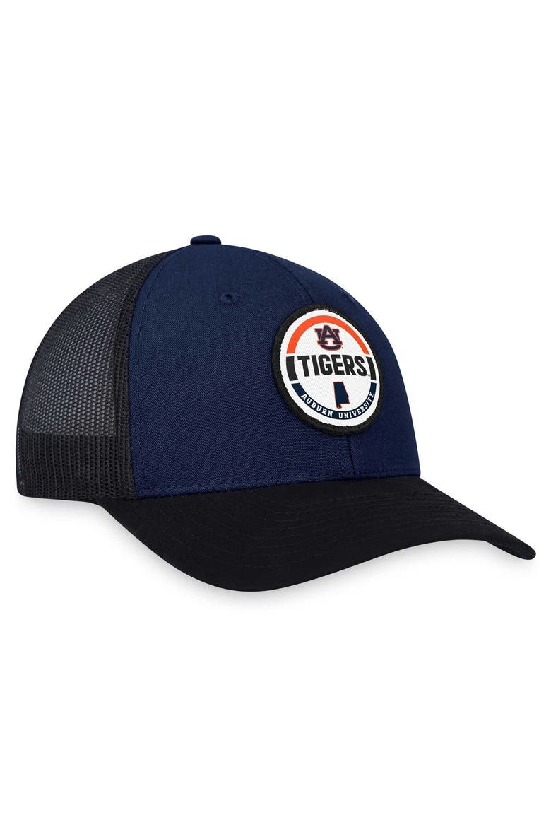 Men's Top of the World Navy Auburn Tigers Trey Trucker Adjustable Hat, Alternate, color, Navy