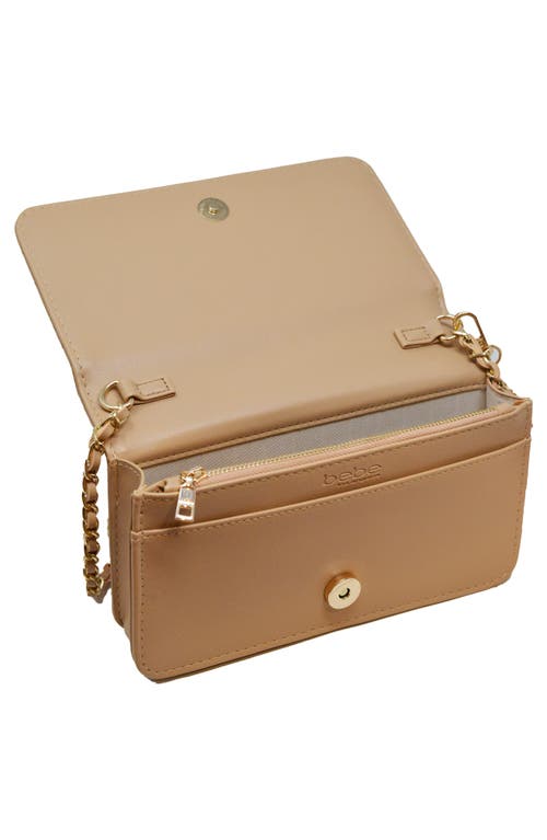 Bebe Sophia Large Crossbody Bag In Almond