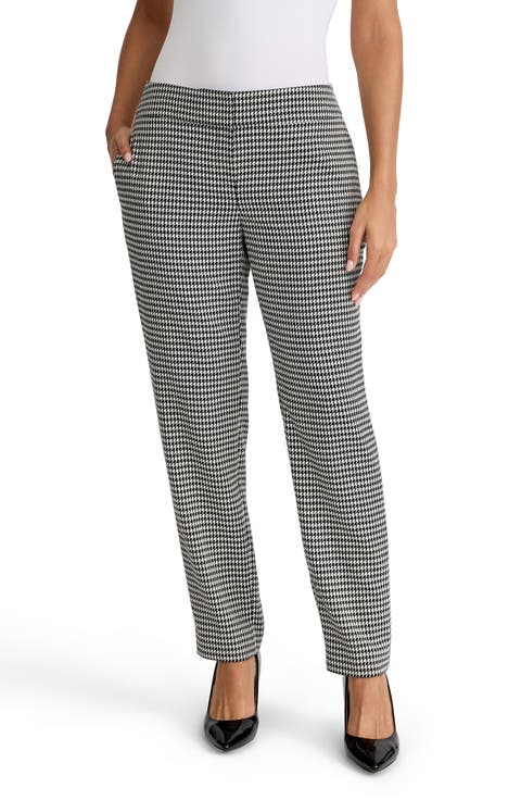 Houndstooth Slim Fit Trousers