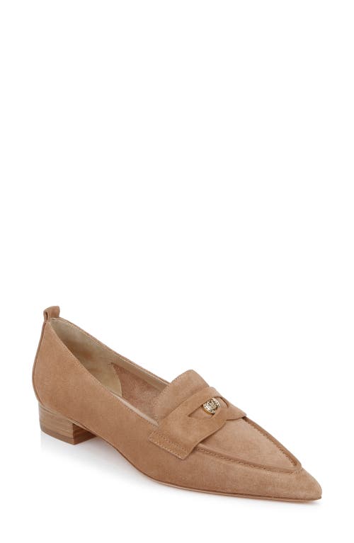L Agence L'agence Maelys Pointed Toe Penny Loafer In Sand
