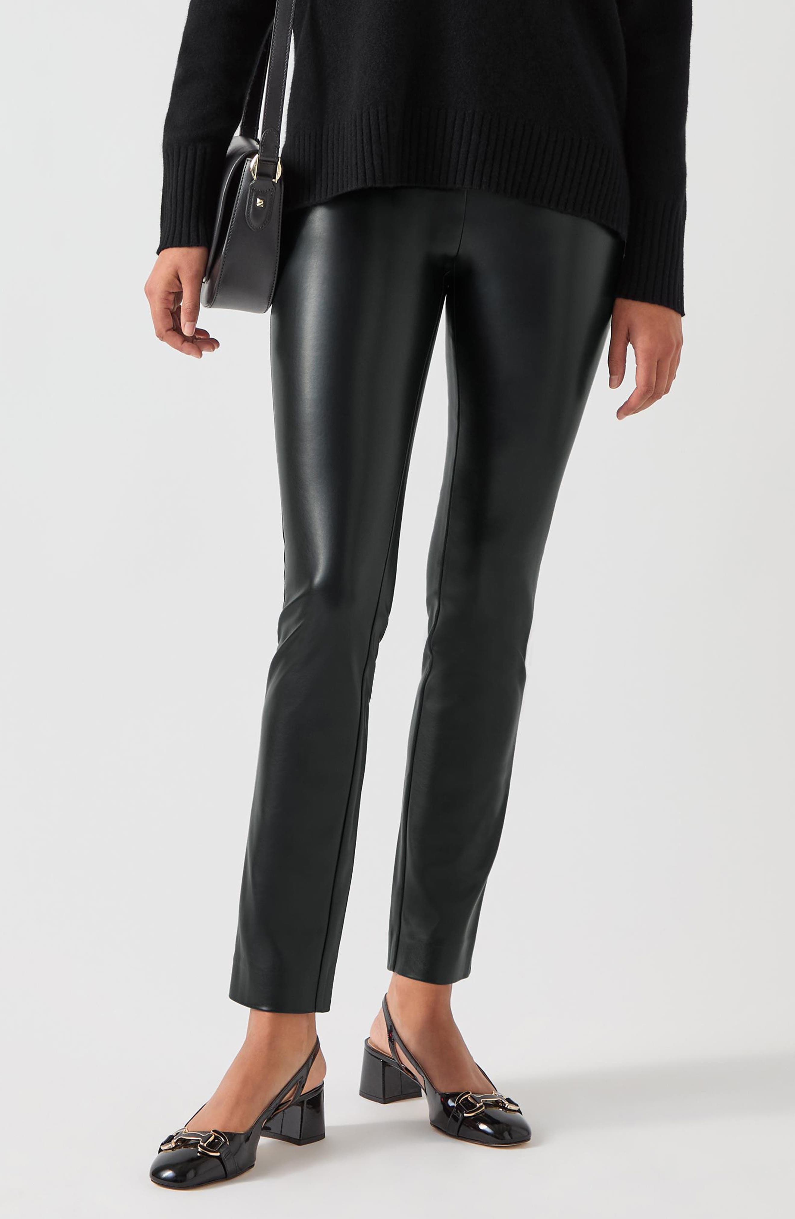 Ellen Faux Leather Skinny Pants