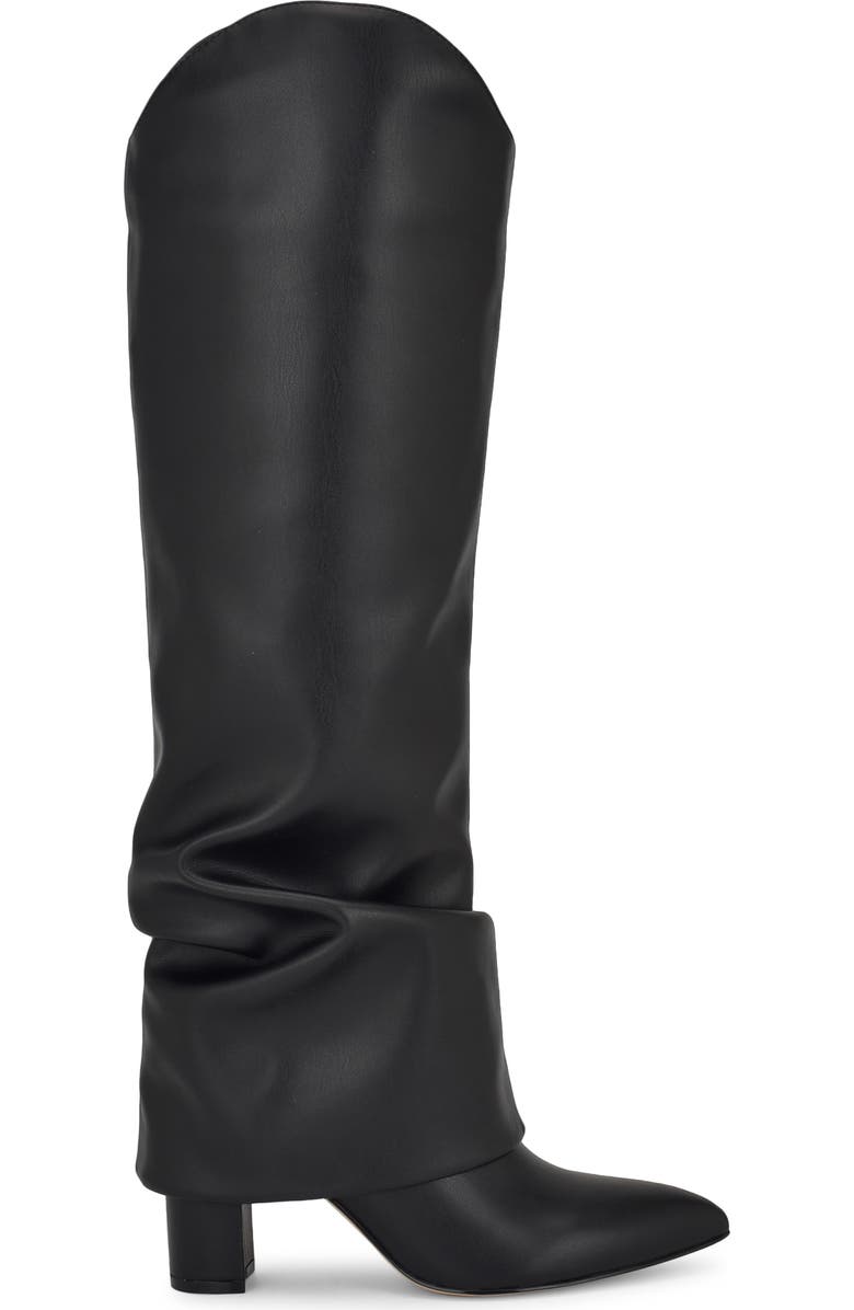 Nine West Lindey Foldover Shaft Pointed Toe Knee High Boot, Alternate, color,