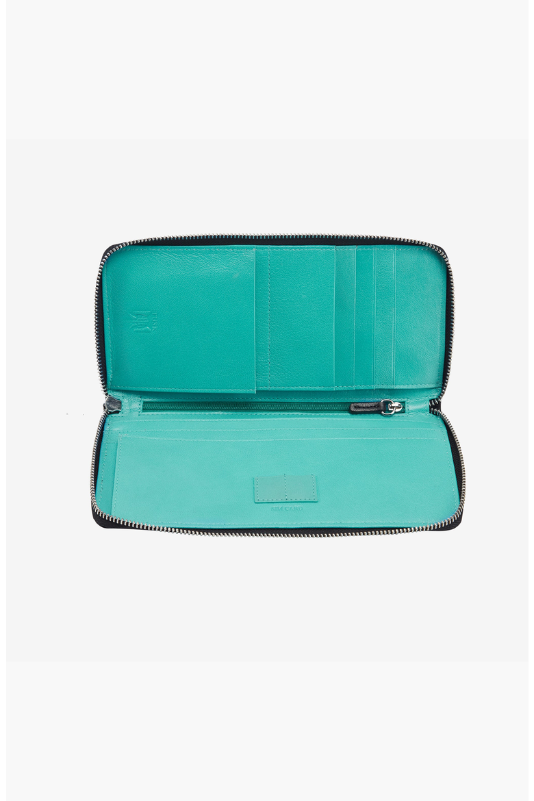 Siam Travel Portfolio, Alternate, color, Black / French Blue