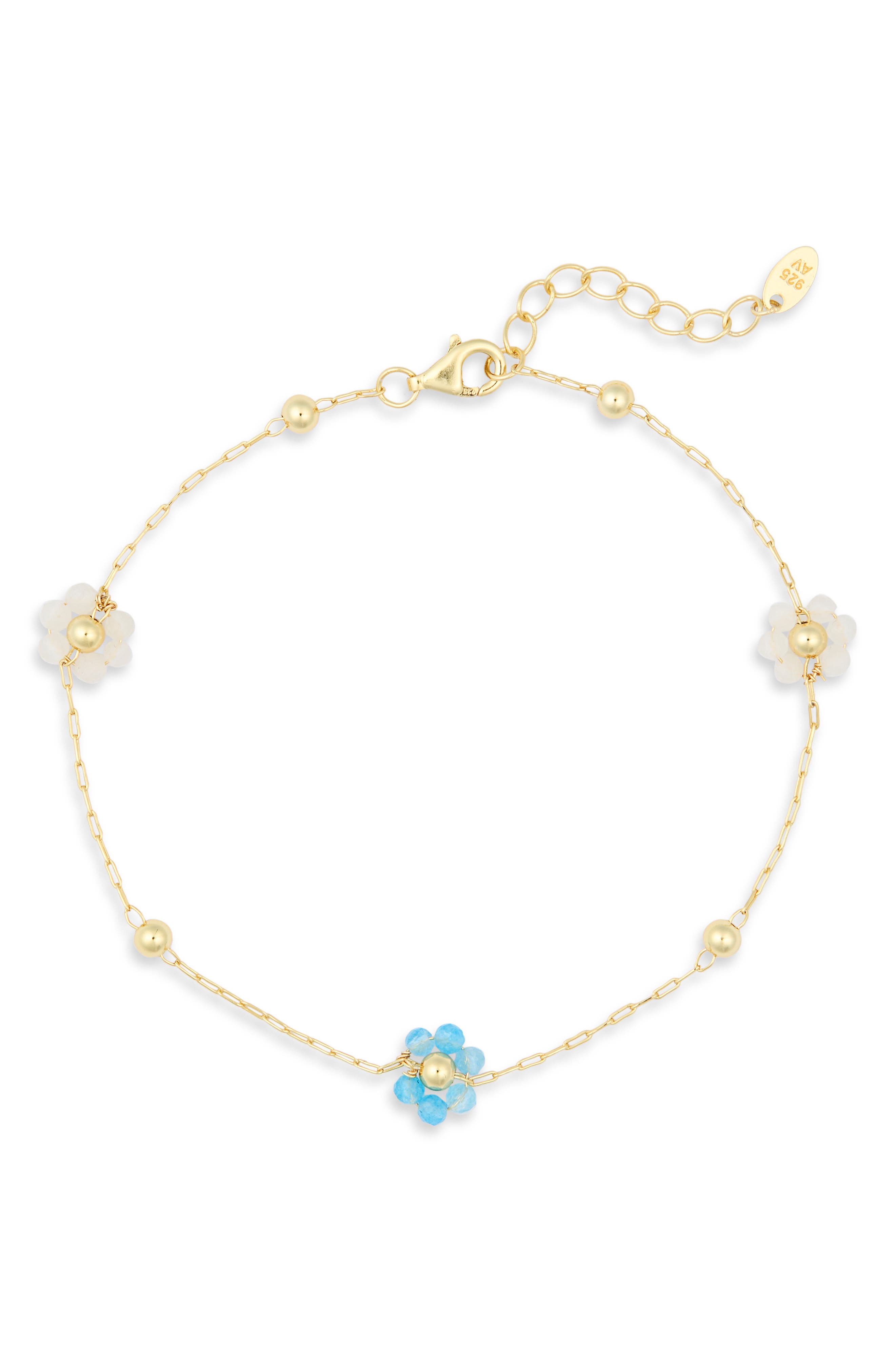ARGENTO VIVO Agate Cluster Station Chain Bracelet