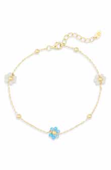 ARGENTO VIVO Agate Cluster Station Chain Bracelet