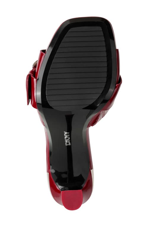Dkny Clorissa Sandal In Ruby Red