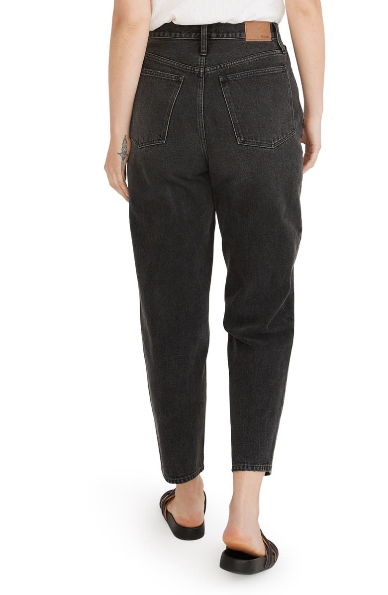 Madewell Baggy High Waist Tapered Jeans, Alternate, color, 