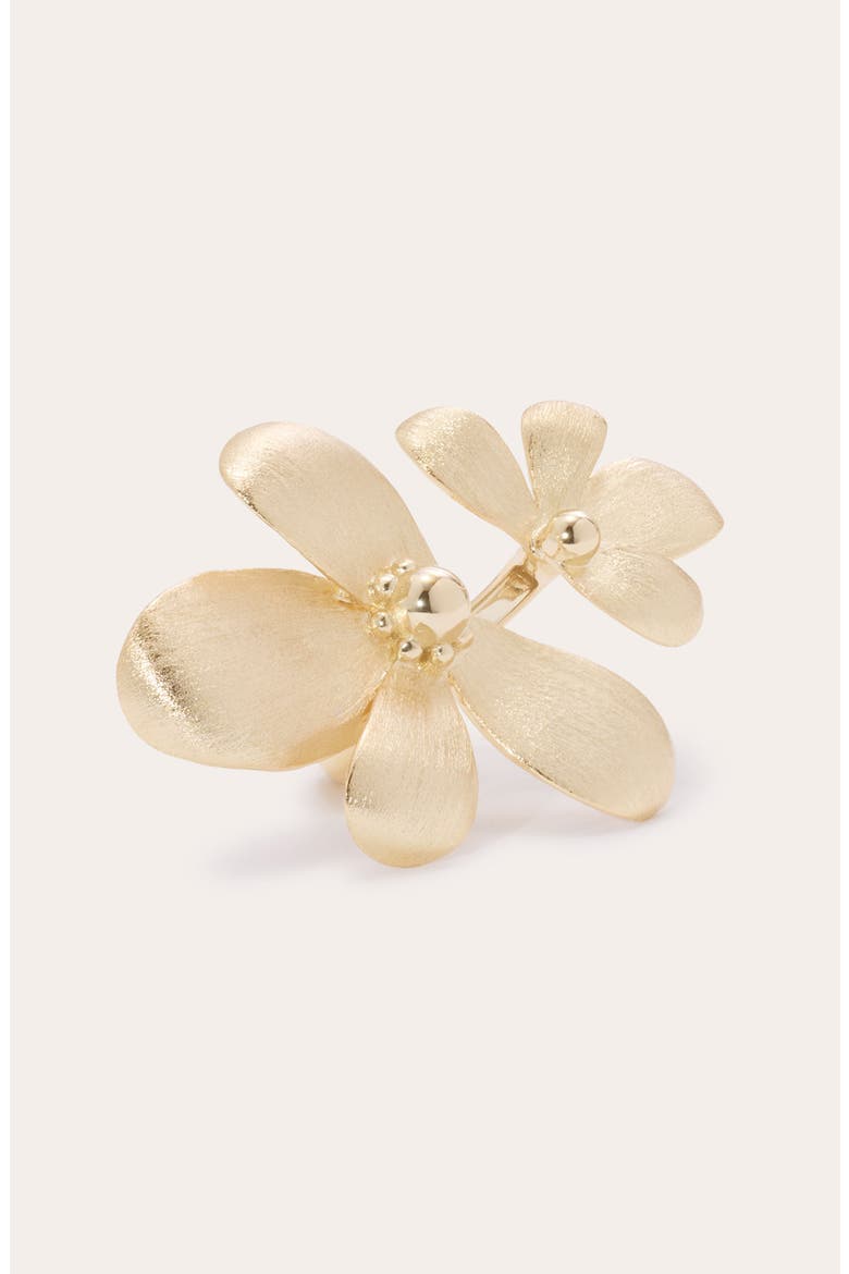 Anya Floral Statement Ring, Alternate, color, GOLD