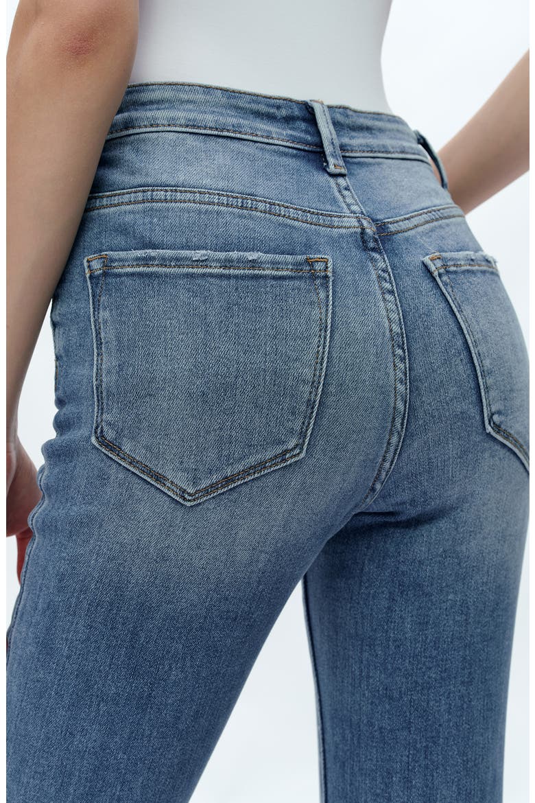 High Waist Flare Jeans, Alternate, color, FREEFALLDNU