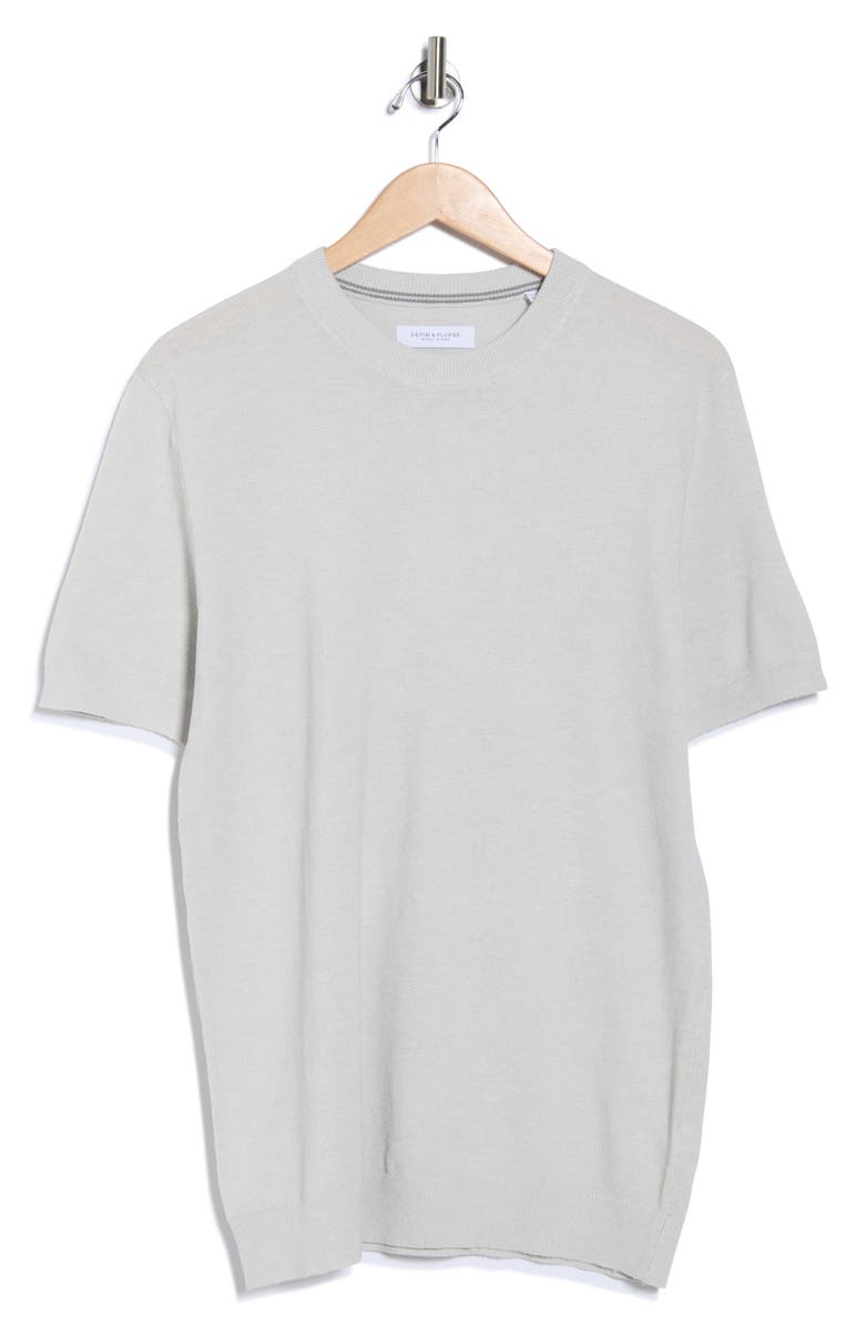 DENIM AND FLOWER True Sweater T-Shirt, Alternate, color, Light Grey