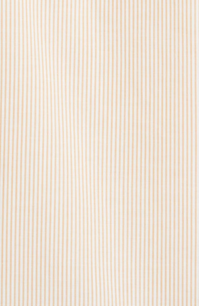 Eidos Trim Fit Pinstripe Button-Up Camp Shirt, Alternate, color, 