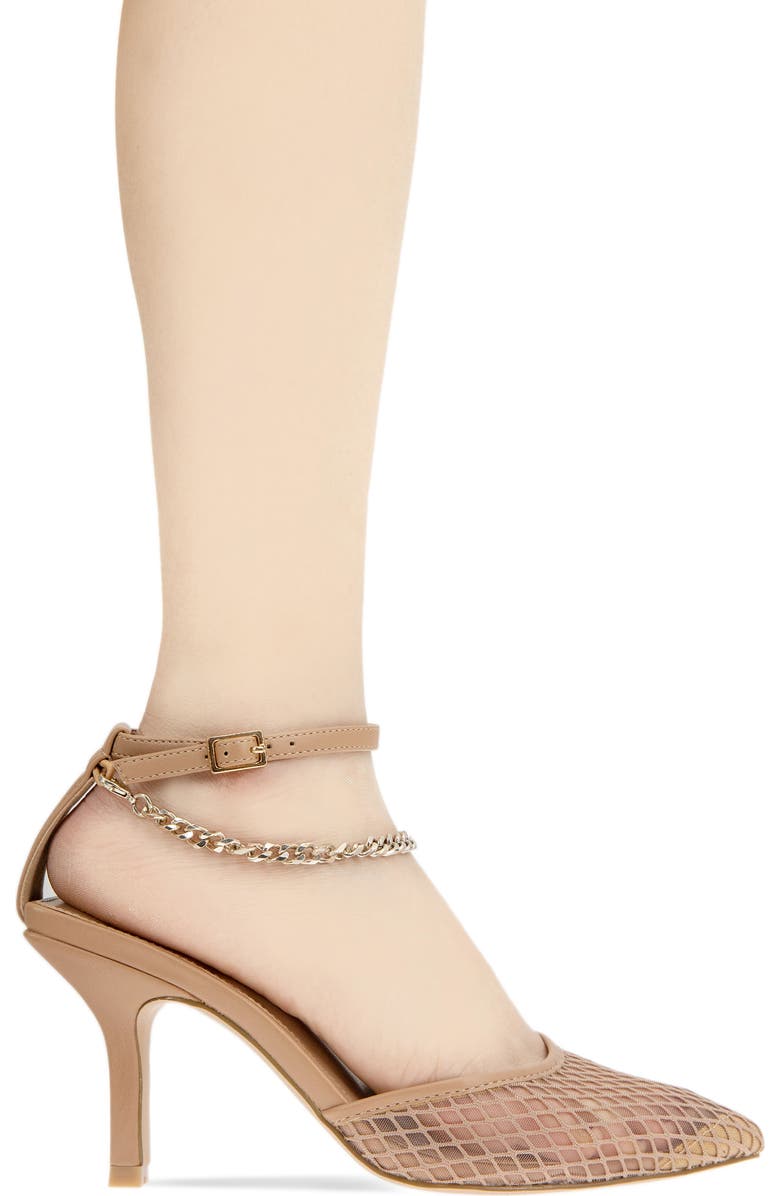 BCBGeneration Mayah Ankle Strap Pump, Alternate, color, Tan