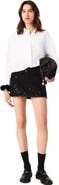 maje Embroidered skort