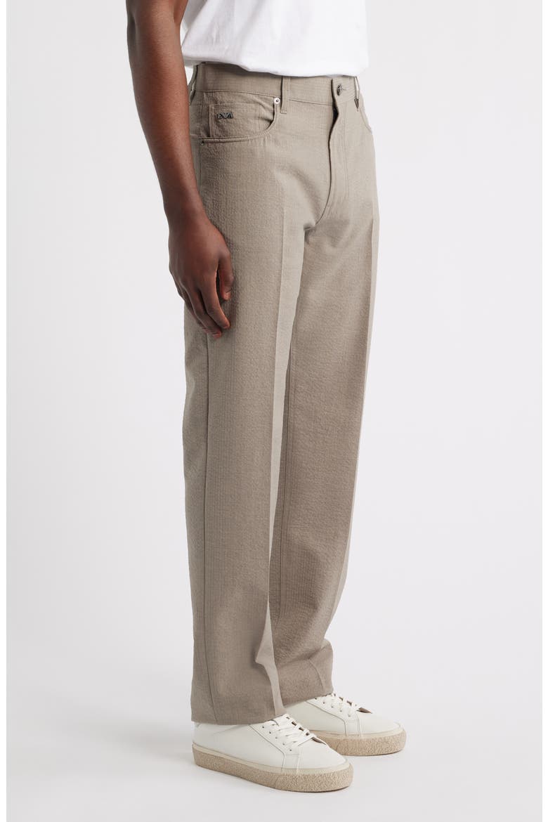 Five-Pocket Seersucker Pants, Alternate, color, SOLID MEDIUM BEIGE