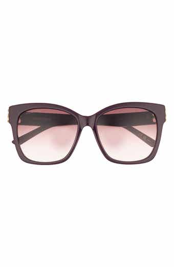 Balenciaga 57mm Square Sunglasses