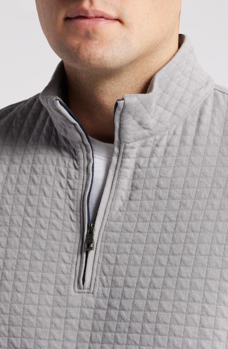 Peter Millar Quad Quilted Quarter Zip, Alternate, color, 