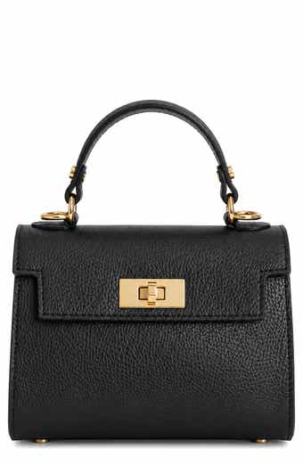 Allegra Leather Top Handle Bag