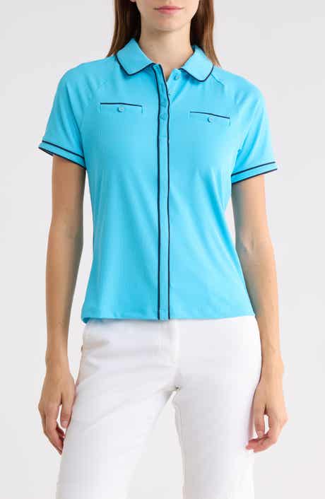 Ribbed Tipped Performance Polo