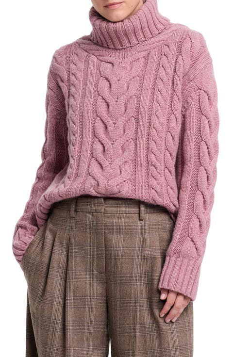 Traveling Cashmere Cable Sweater