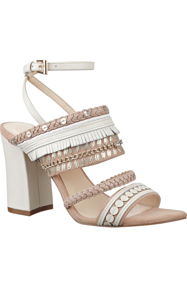 Nine West 'Baebee' Block Heel Sandal, Main, color,