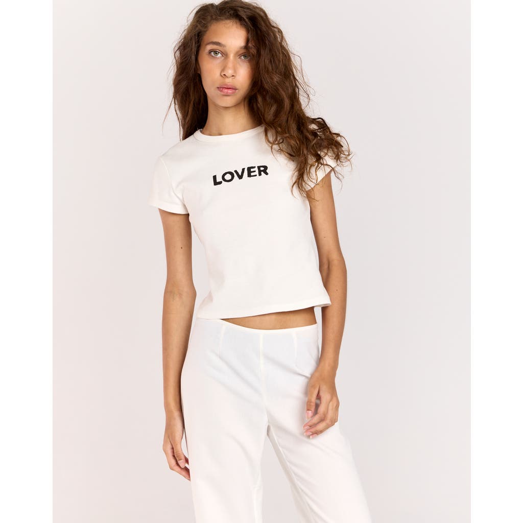 Romy Lover Baby Tee In White