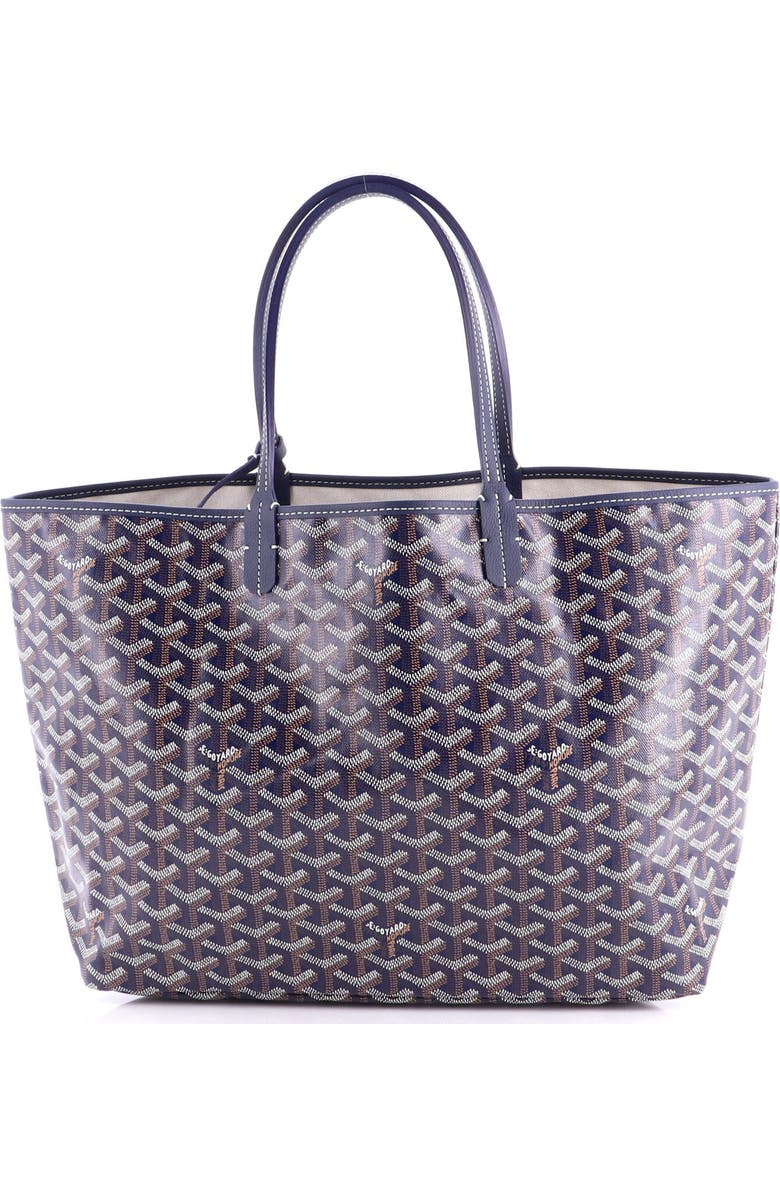 Pre-Owned Goyard Saint Louis Tote Coated Canvas PM, Alternate, color, Blue