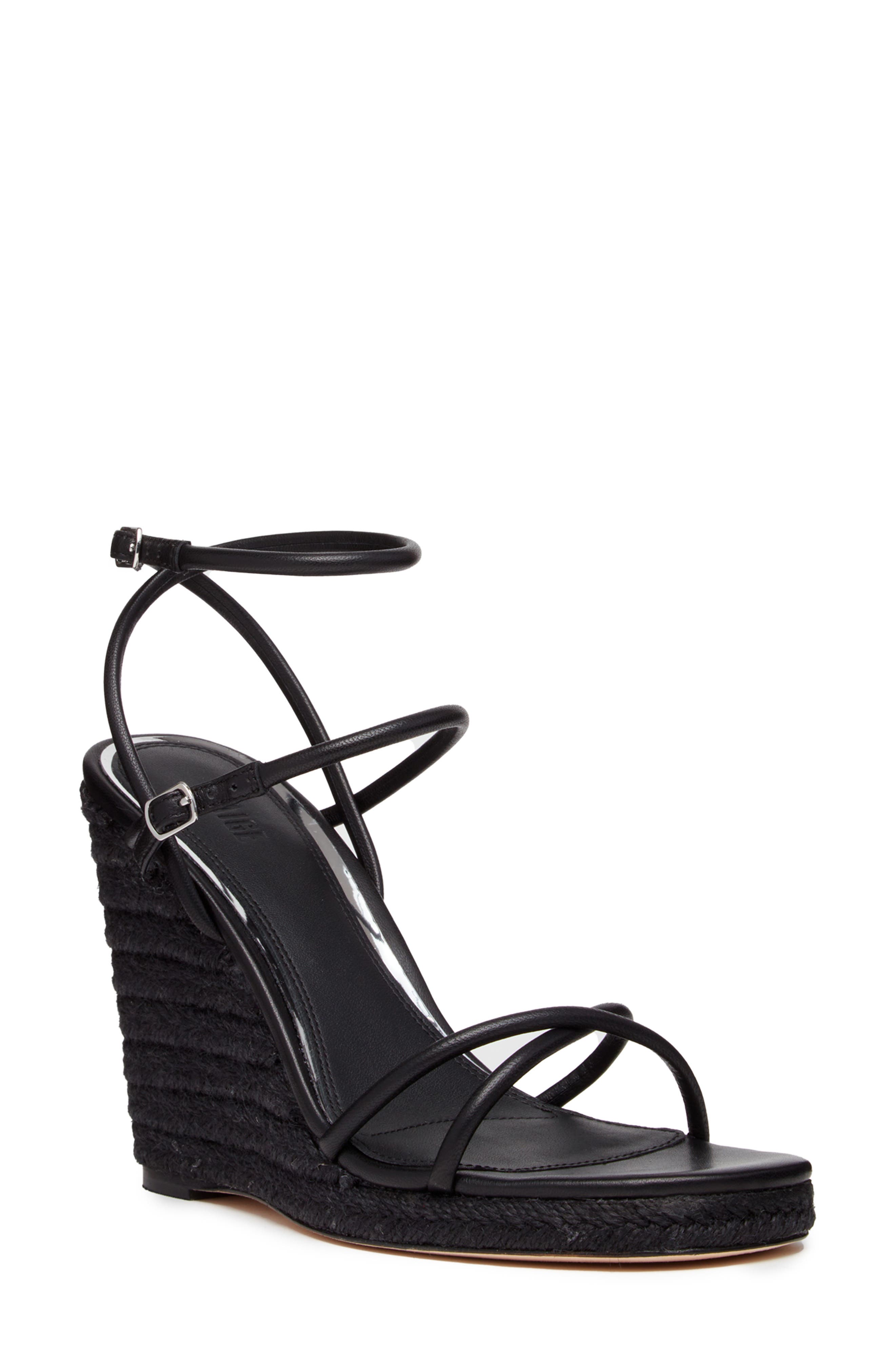 PAIGE Kerri Ankle Strap Espadrille Platform Wedge Sandal