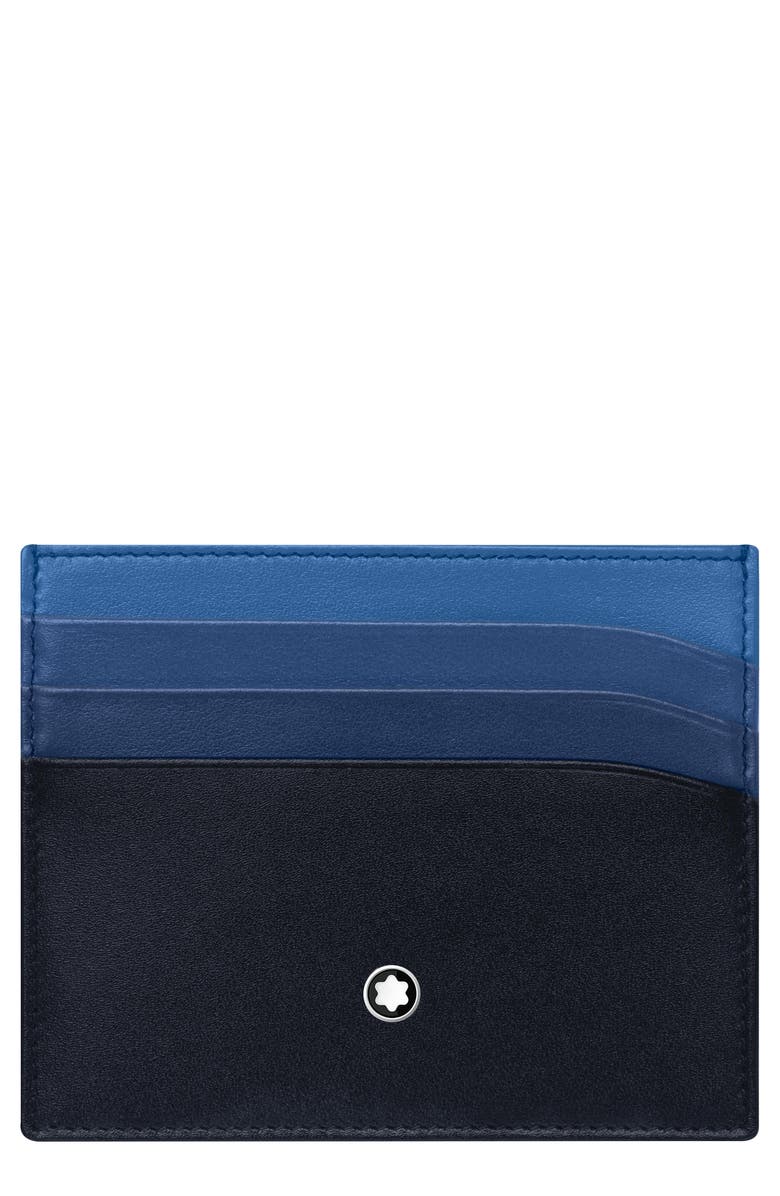 Montblanc Meisterstück Leather Card Case, Main, color,