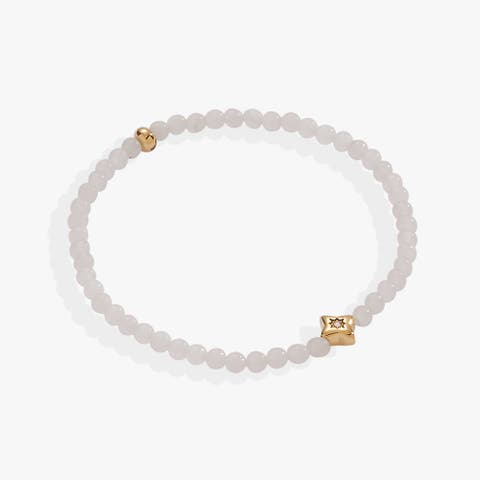 Star White Jade Mini Stretch Bracelet