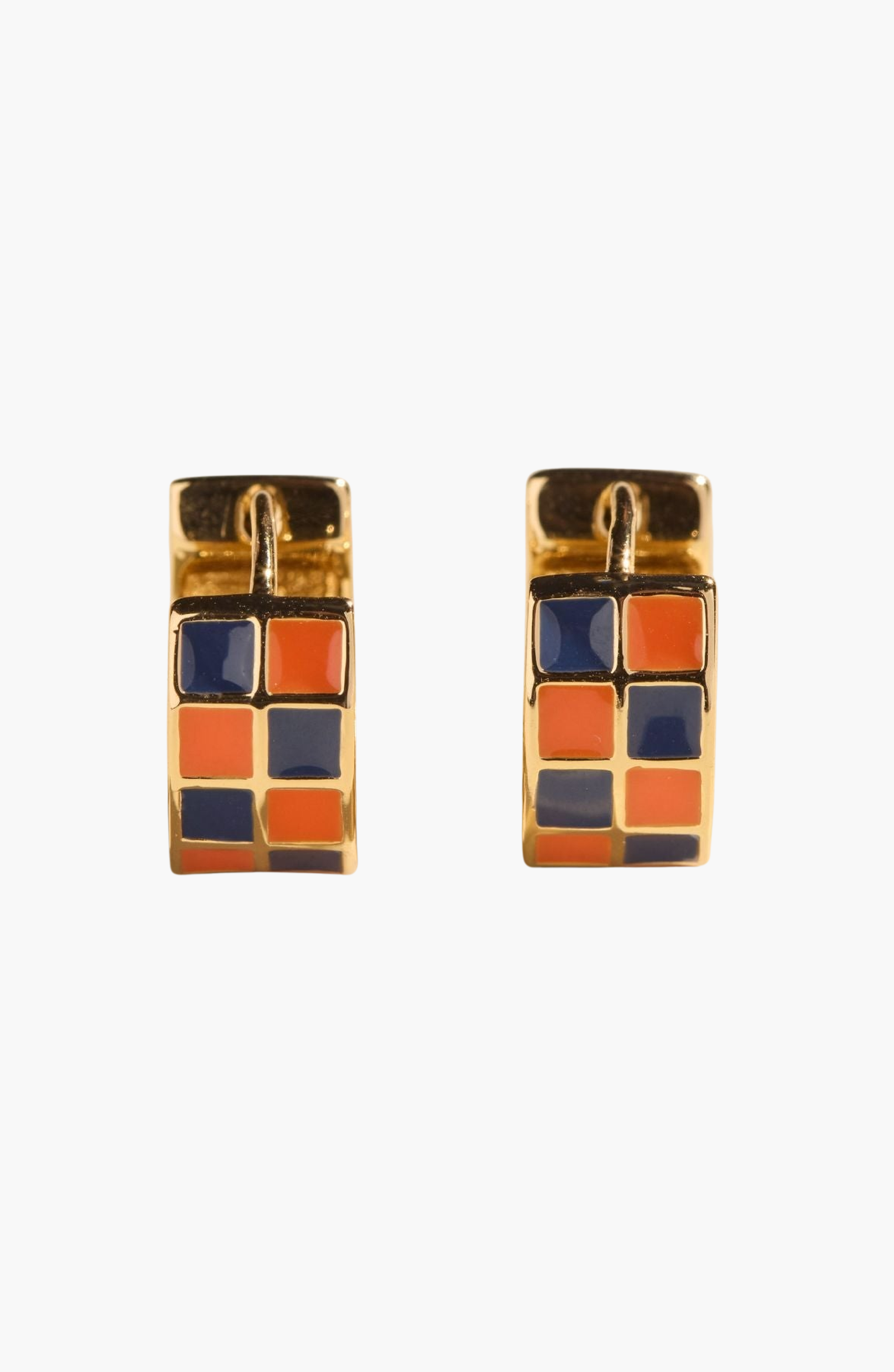 Blue / Orange Checkered