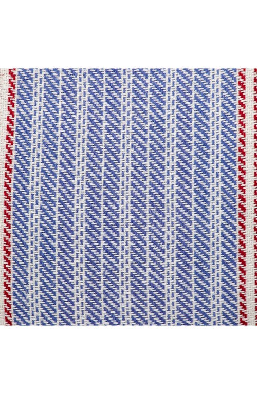 Parkland Collection Striped Throw Pillow In Blue