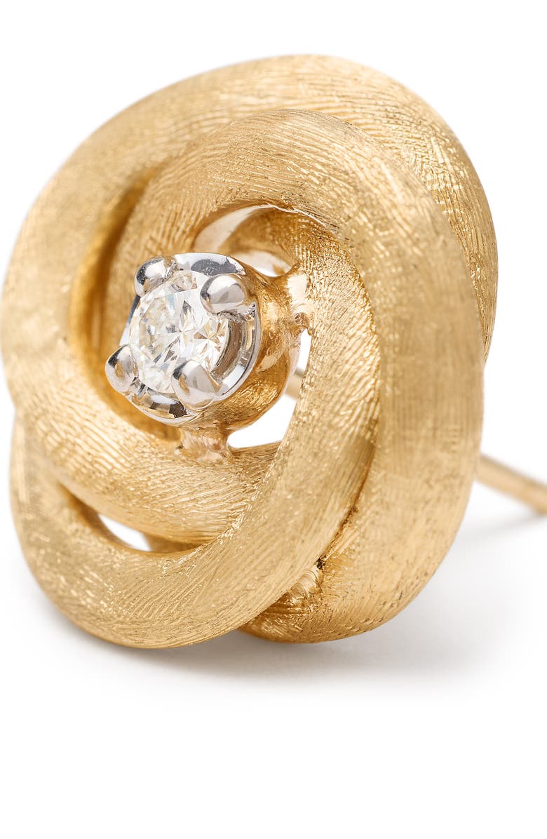 Marco Bicego Jaipur Diamond Stud Earrings, Alternate, color, Yellow Gold