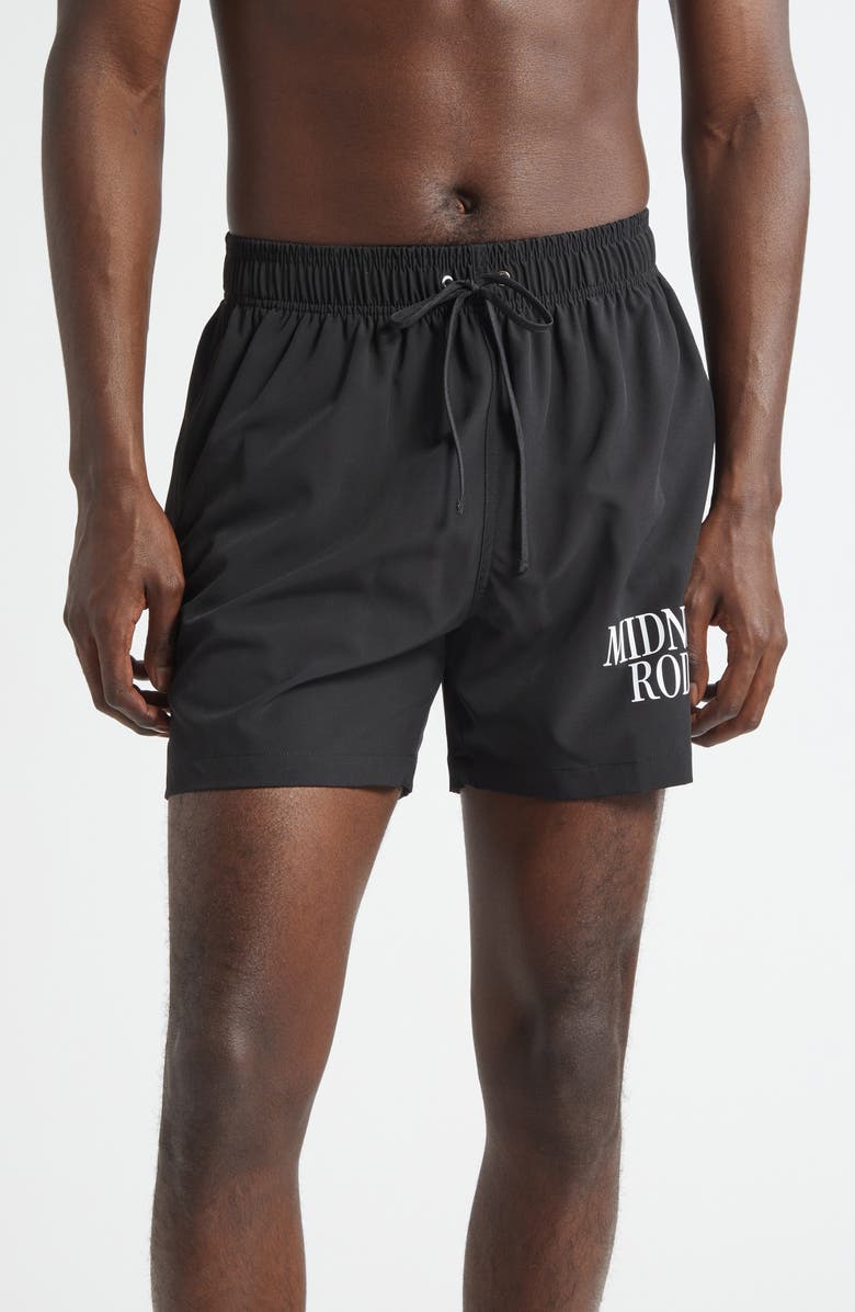 MIDNIGHT RODEO Essential Waterproof Shorts, Main, color, Black