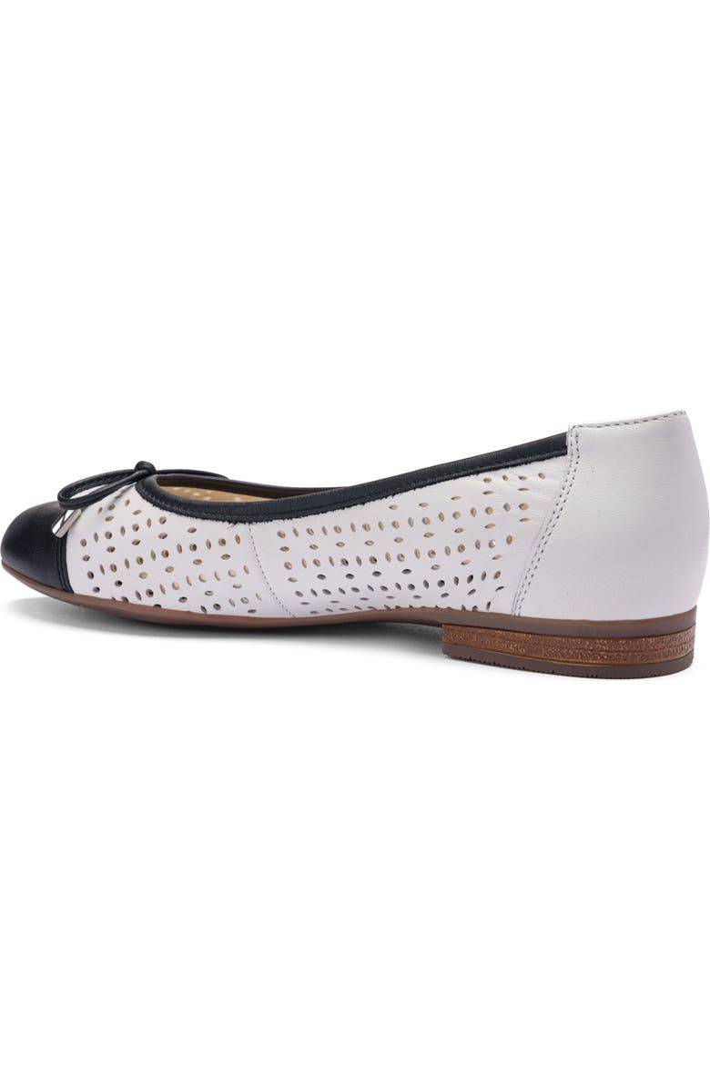 ara Sangria Cap Toe Flat, Alternate, color,