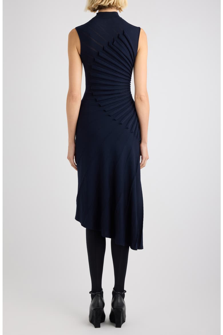 Sculpting Wool Sweater Dress, Alternate, color, MINUIT