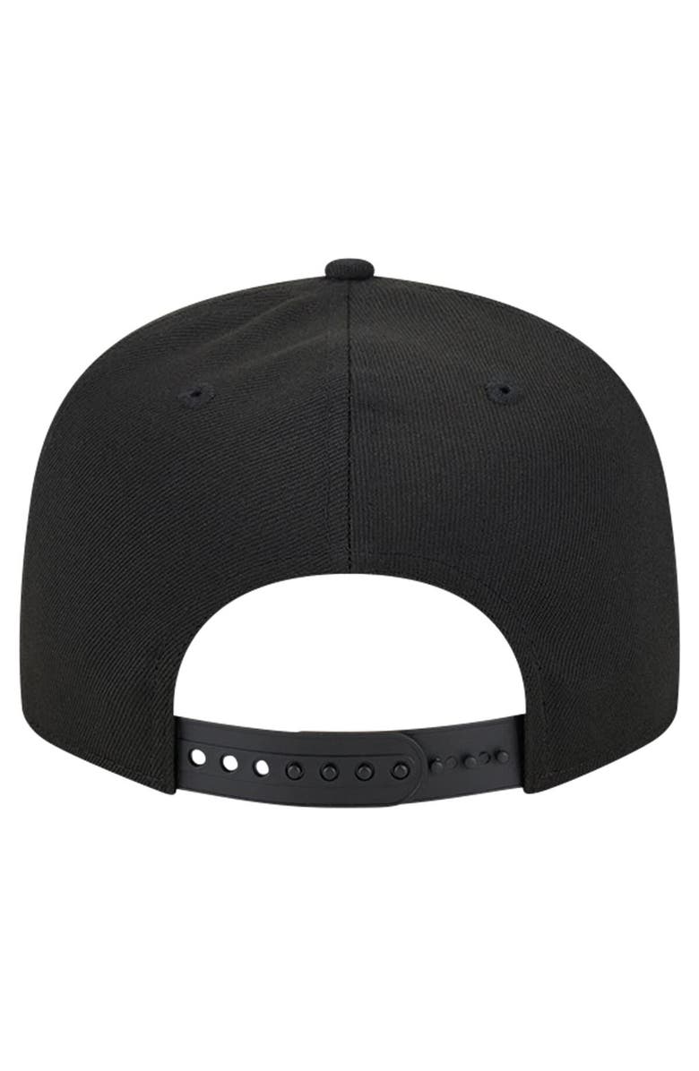 New Era Men's New Era Black Chicago Bulls Evergreen Script Side Patch 9FIFTY Snapback Hat, Alternate, color, 