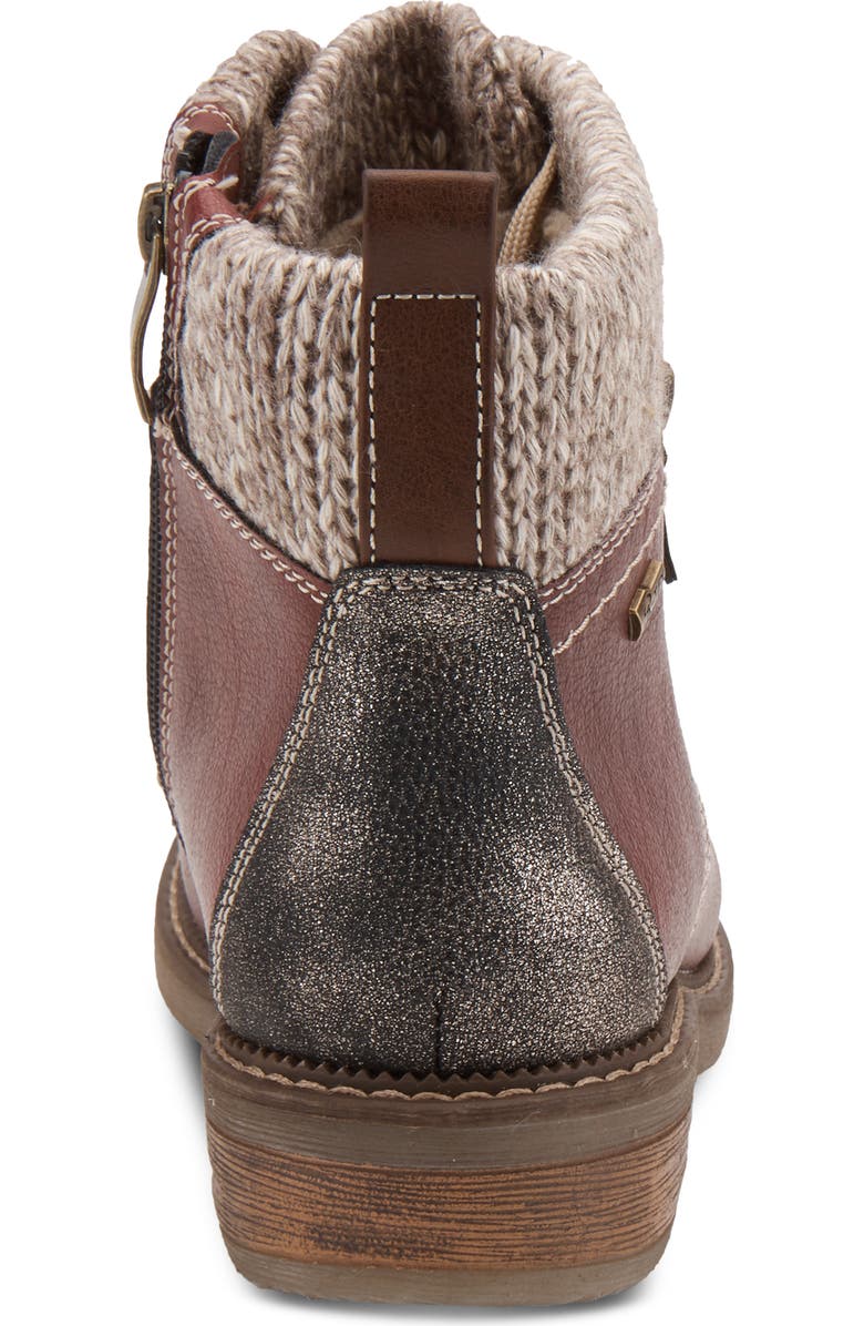 Spring Step Khazera Faux Shearling Lined Water Resistant Boot, Alternate, color,